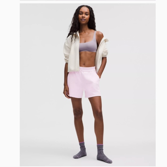 Lululemon Athletica Light Pink Women's Athletic Shorts - Picture 1 of 5